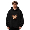 thumbnail image 1 of AURORADY Pet Pouch Hoodie for Women Men Oversized Sweatshirt with Zipper Pocket Cat Dog Carrier Pullover Top, 1 of 9