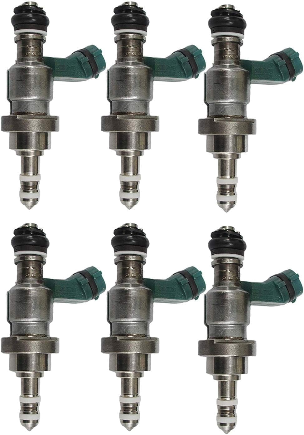 AURUS OEM Fuel Injectors Set of 6 – 23250-31020 for 2006 Lexus GS300 3.0L V6 & 2006–2015 Lexus IS250 2.5L V6 – Replaces 23209-31020
