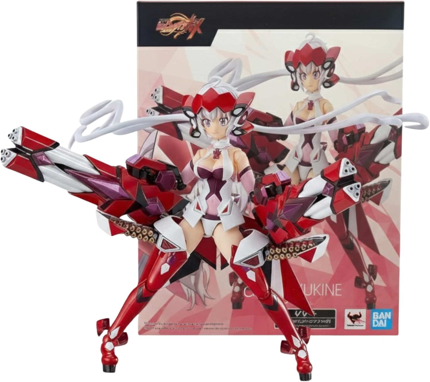 AURUS ACT Mode Chris Yukine Action Figure, 8.4" Anime Collectible with Interchangeable Face Plates