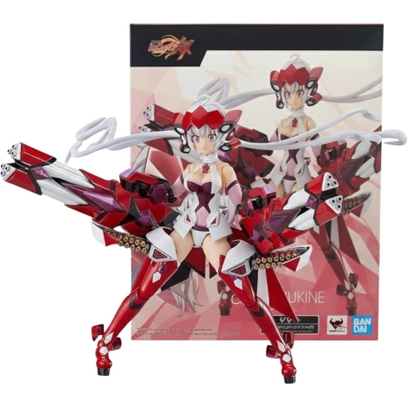 AURUS ACT Mode Chris Yukine Action Figure, 8.4" Anime Collectible with Interchangeable Face Plates