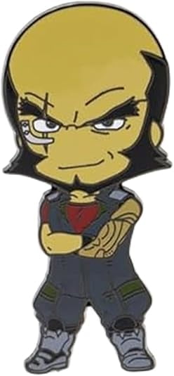 AURUS Jet Anime Metal Enamel Pin, Cowboy Bebop Series Alloy Collectible Figure with Stand, Multicolor