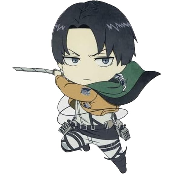 AURUS Plush Throw Pillow, Levi Character Cushion, Multicolor, 1 Count