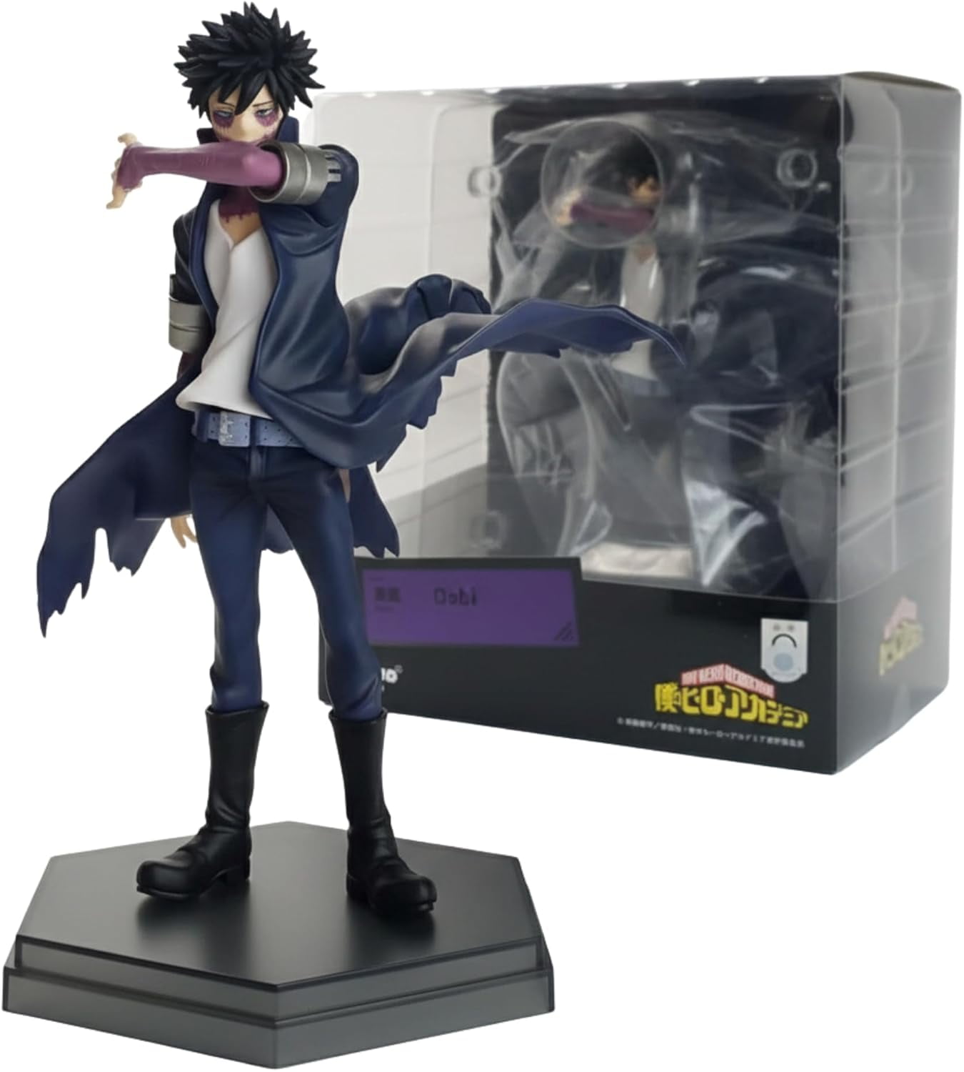AURUS My Hero Academia Dabi PVC Action Figure, 7.09" Anime Collectible - Multicolor