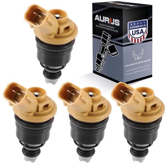 AURUS OEM Fuel Injectors Set of 4 – 16600-AA170 for 2004–2012 Subaru Forester XT, WRX, STI, Legacy GT, Outback XT & Baja 2.5L Turbo
