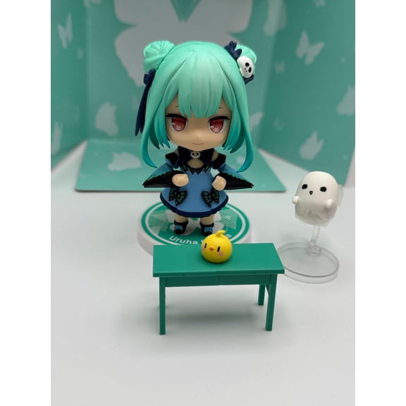 AURUS Uruha Rushia Nendoroid Action Figure, Hololive VTuber with Interchangeable Parts