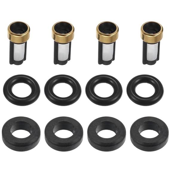 AURUS x4 FUEL INJECTOR REPAIR KIT 23250-21020 for 2004 2005 2006 Scion XA XB 1.5L L4, for 2000 2001 2002 2003 2004 2005 Toyota Echo 1.5L L4, for 2001 02 03 04 05 06 07 08 2009 Toyota Prius 1.5L L4