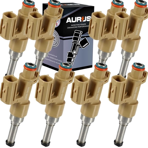 AURUS x8 SET of OEM Fuel Injectors 23250-0S020 23250-38040 Compatible with Toyota Land Cruiser 5.7L for Toyota Sequoia Tundra 4.6L 5.7L for Lexus GX460 4.6L LX570 5.7L V8 1UR-FE 3UR-FE Engine