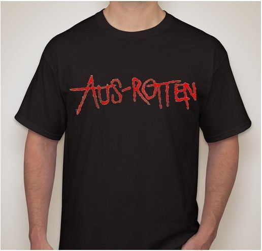 AUS ROTTEN Punk rock hardcore thrash band T shirt tee - Walmart.com
