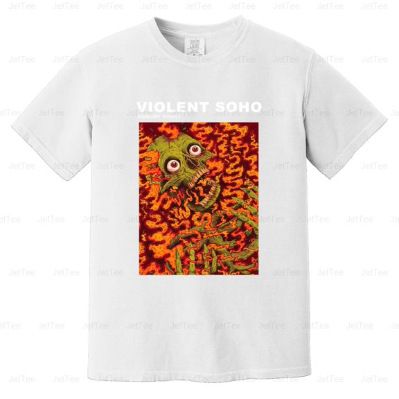 AUS200-175 Violent Soho - Hungry Ghost Australia Music Comfort Color T-Shirt Unisex, up to 4XL