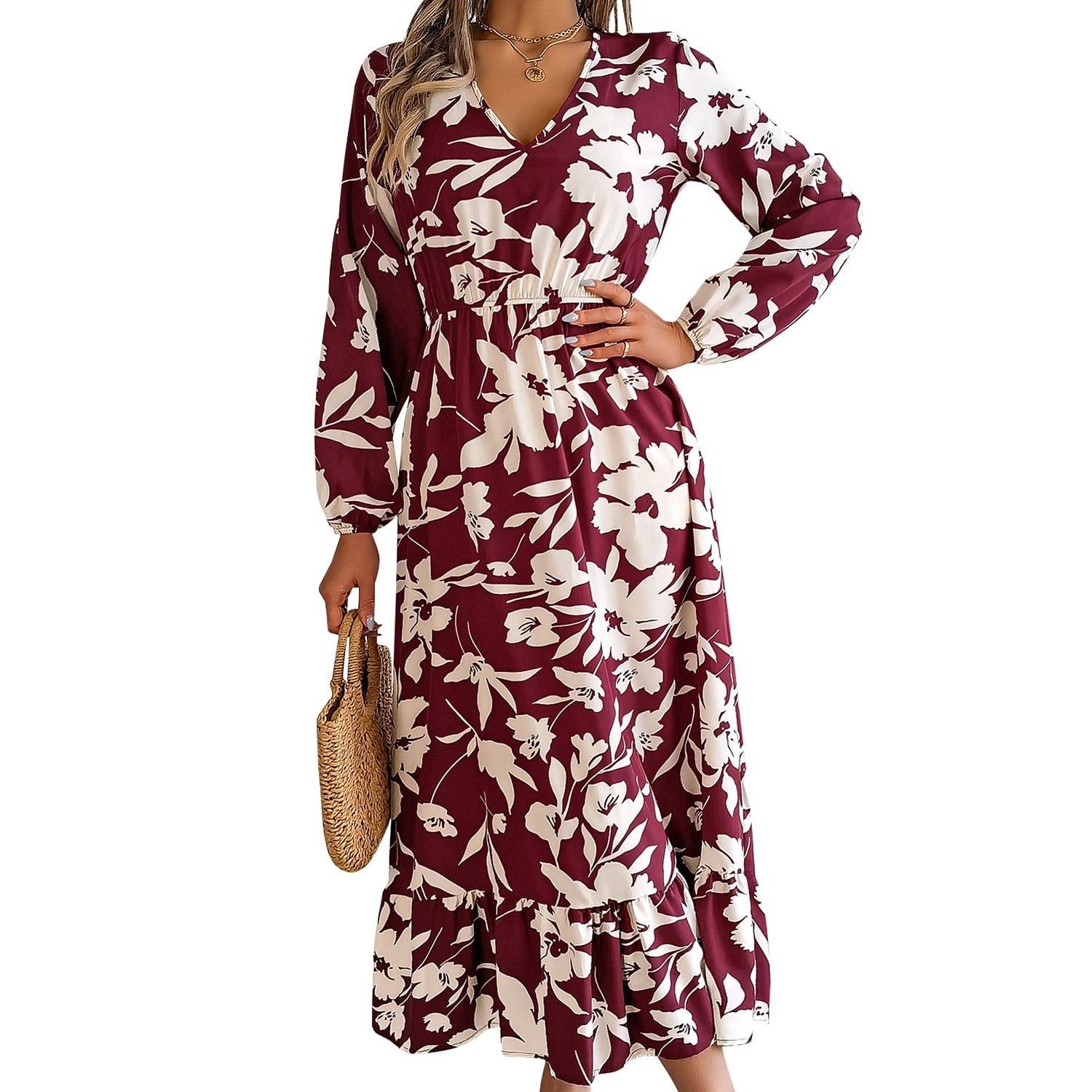 embroidered maxi dress Shop The Casual Summer Size:2X/20W-22W devilfashionDF Mens flower dress shirt