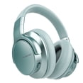 thumbnail image 1 of AUSDOM E7 Active Noise Cancelling Headphones,Wireless over Ear Bluetooth 5.0 Headsets with Mic,Mint Green, 1 of 8