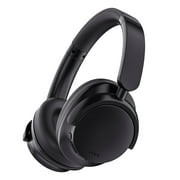 AUSDOM E7 PRO ANC Headphones, Bluetooth 5.3 Over-Ear, 80H Playtime, Hi-Res Audio, Mic - Black
