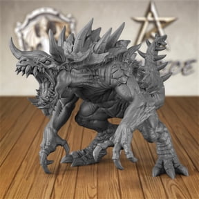 AUSPDICE DND Miniature, RPG Minis for Professional Tabletop RPG Games as Dungeons and Dragons -The Legendary Devourer(S14)