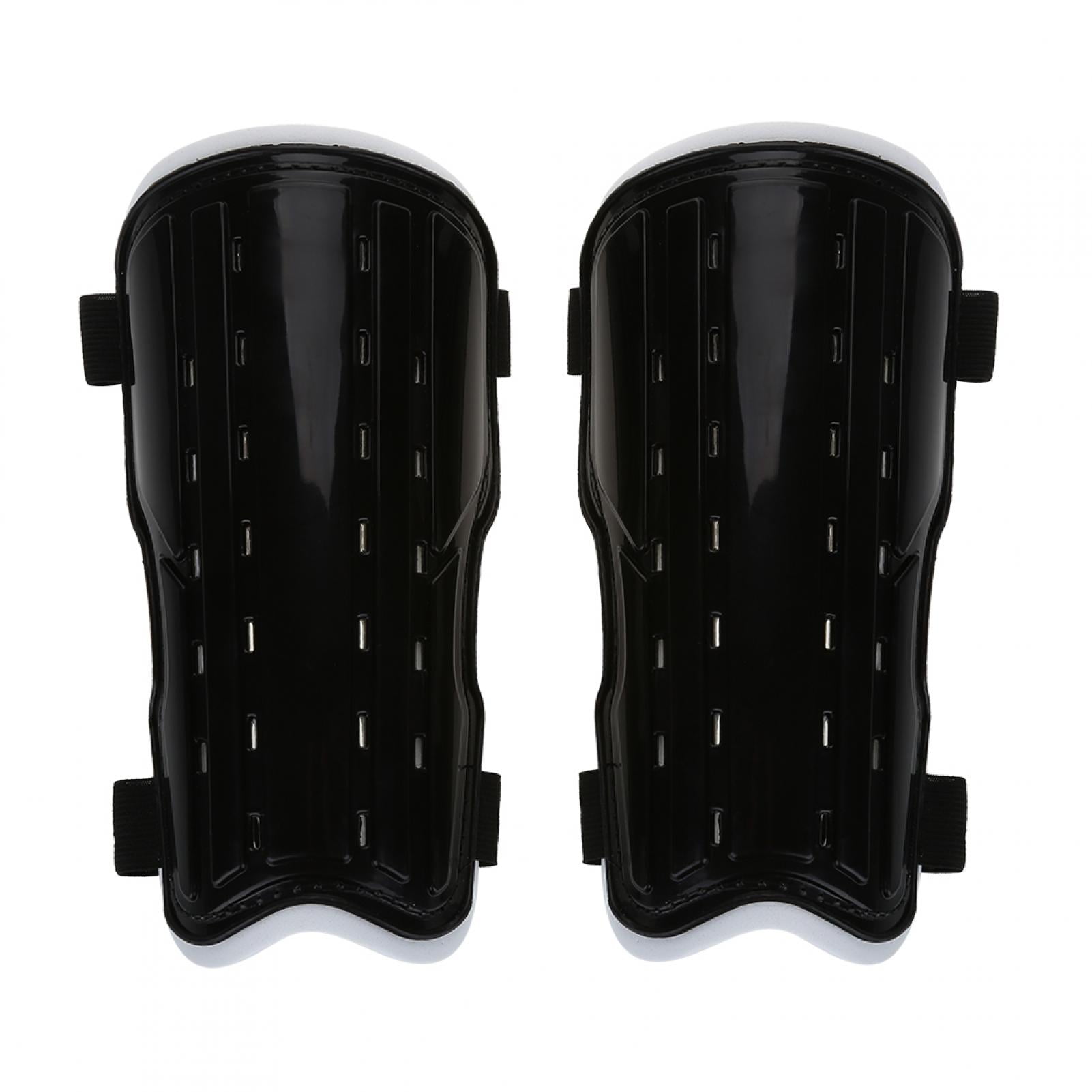 AUST Adult Teen Soccer Shin Guards Professional Guard Soccer Leg Guards Competition Training Sports Guard Calf Guard (Adult Black)