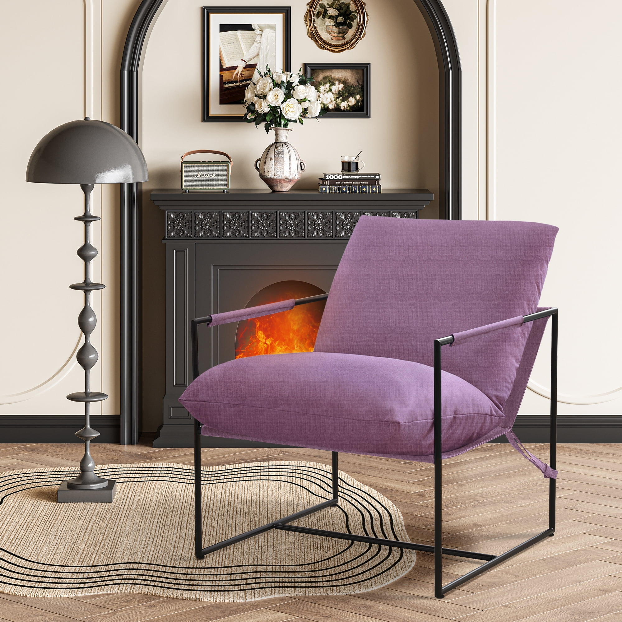 11 Metal-Frame Lounge Chairs We're Loving Right Now