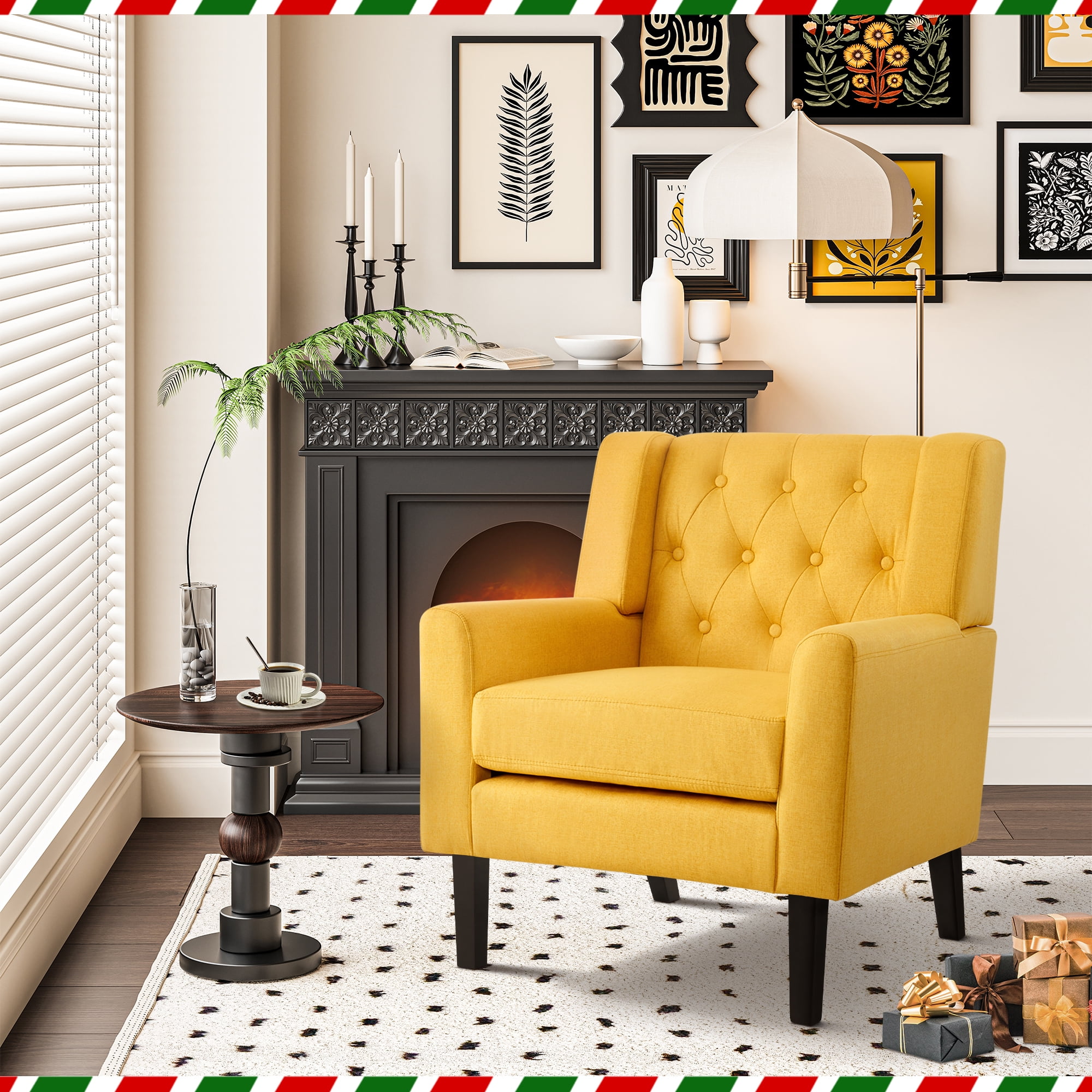 Yellow 2024 sitting chair