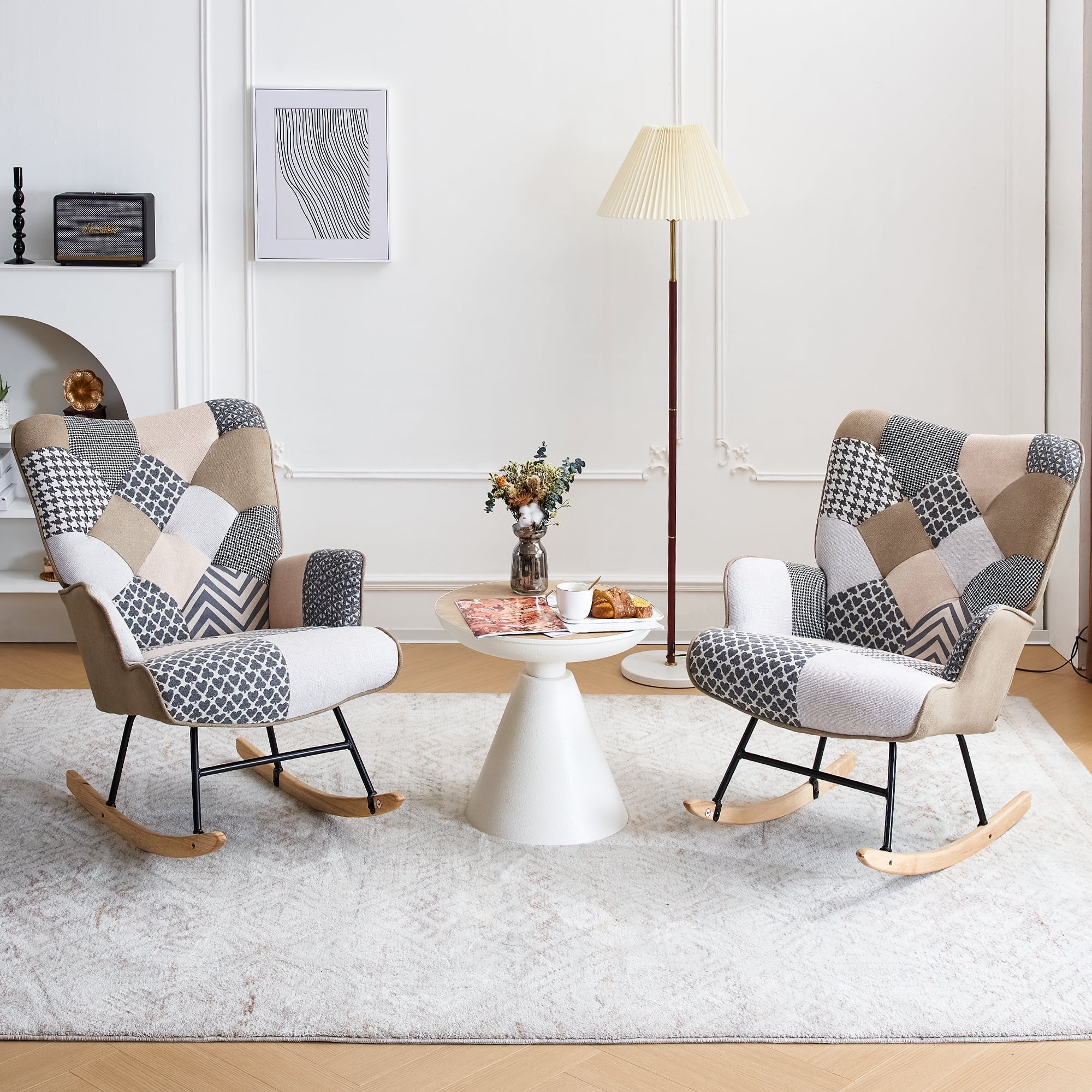 Gray rocking chair nursery discount