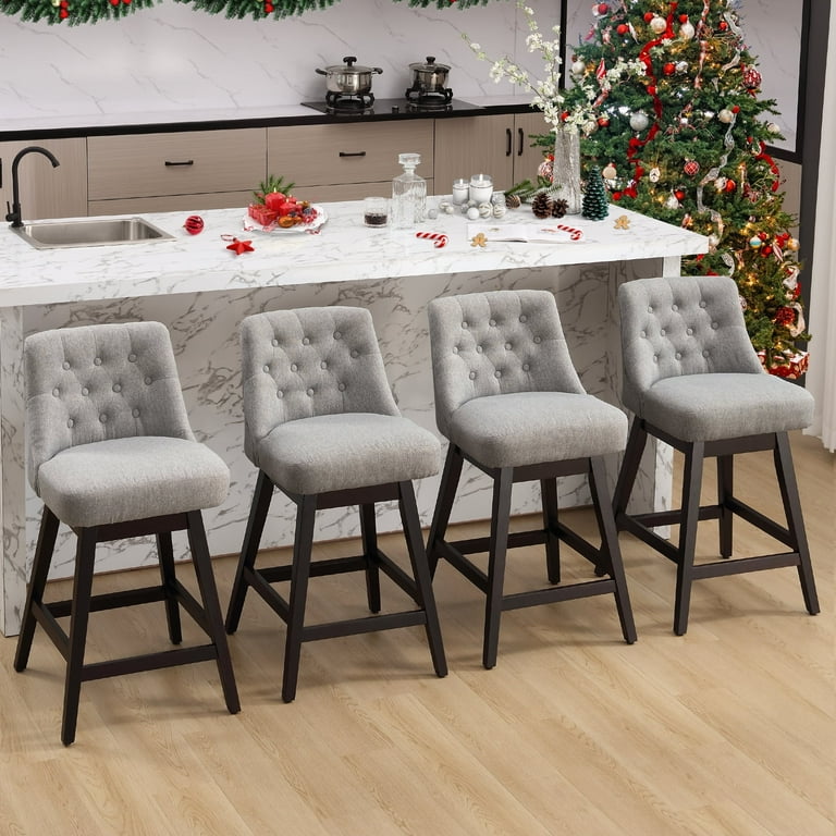 Fabric bar stools set of 4 hotsell