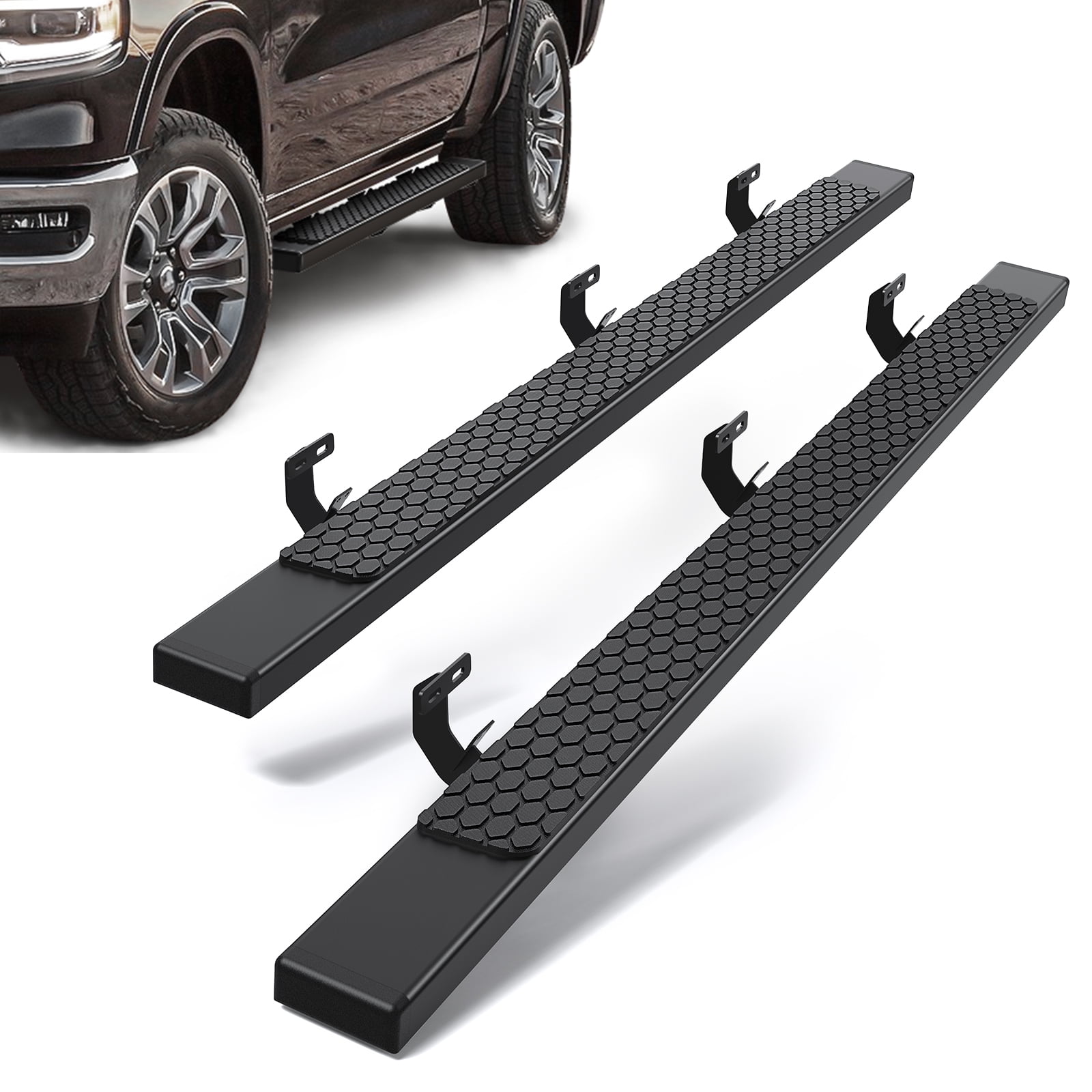Westin HDX Drop Nerf Bars 19+ Ram 1500 Crew Cab Pickup (Texture Black Powder Coated Steel) Westin HDX Drop Nerf Bars 19+ Ram 1500 Crew Cab Pickup (Texture Black Powder Coated Steel)