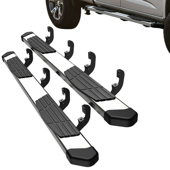 AUSUM MOTOR Running Boards For 2019-2024 Silverado/Sierra 1500 Crew Cab  6.4'' Side Step Bar