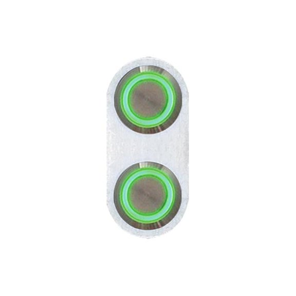 AUTBBA22 Daytona Billet Switch with GREEN LED Illumination - Single Switch