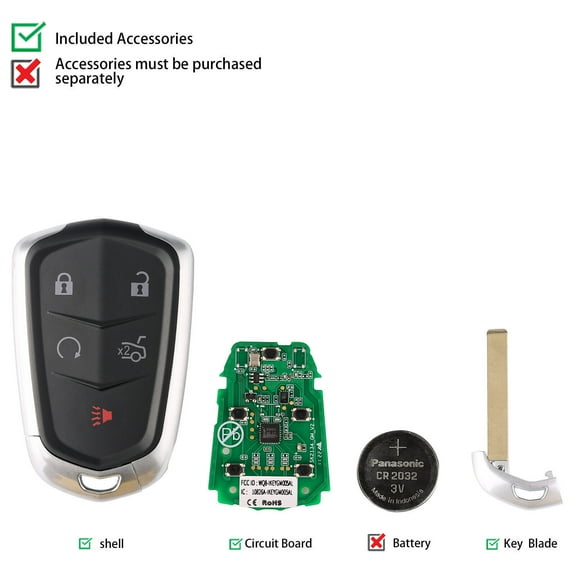 AUTEL Premium IKEYGM005AL Universal Car 5 Buttons for Smart Key Fit For GM for Cadillac