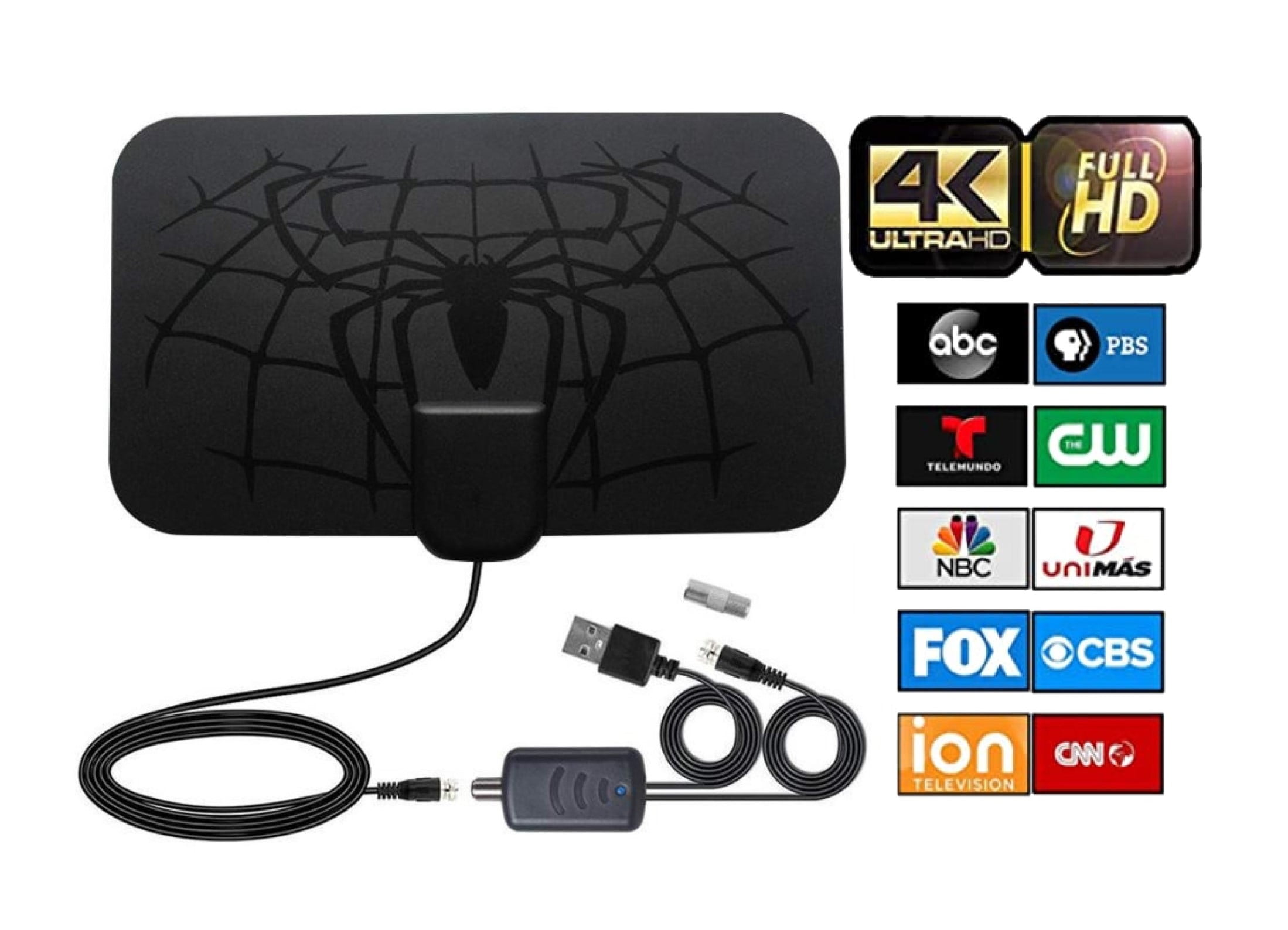 AUTERCO 2024 Amplified Digital TV Antenna Long 200 Miles Range