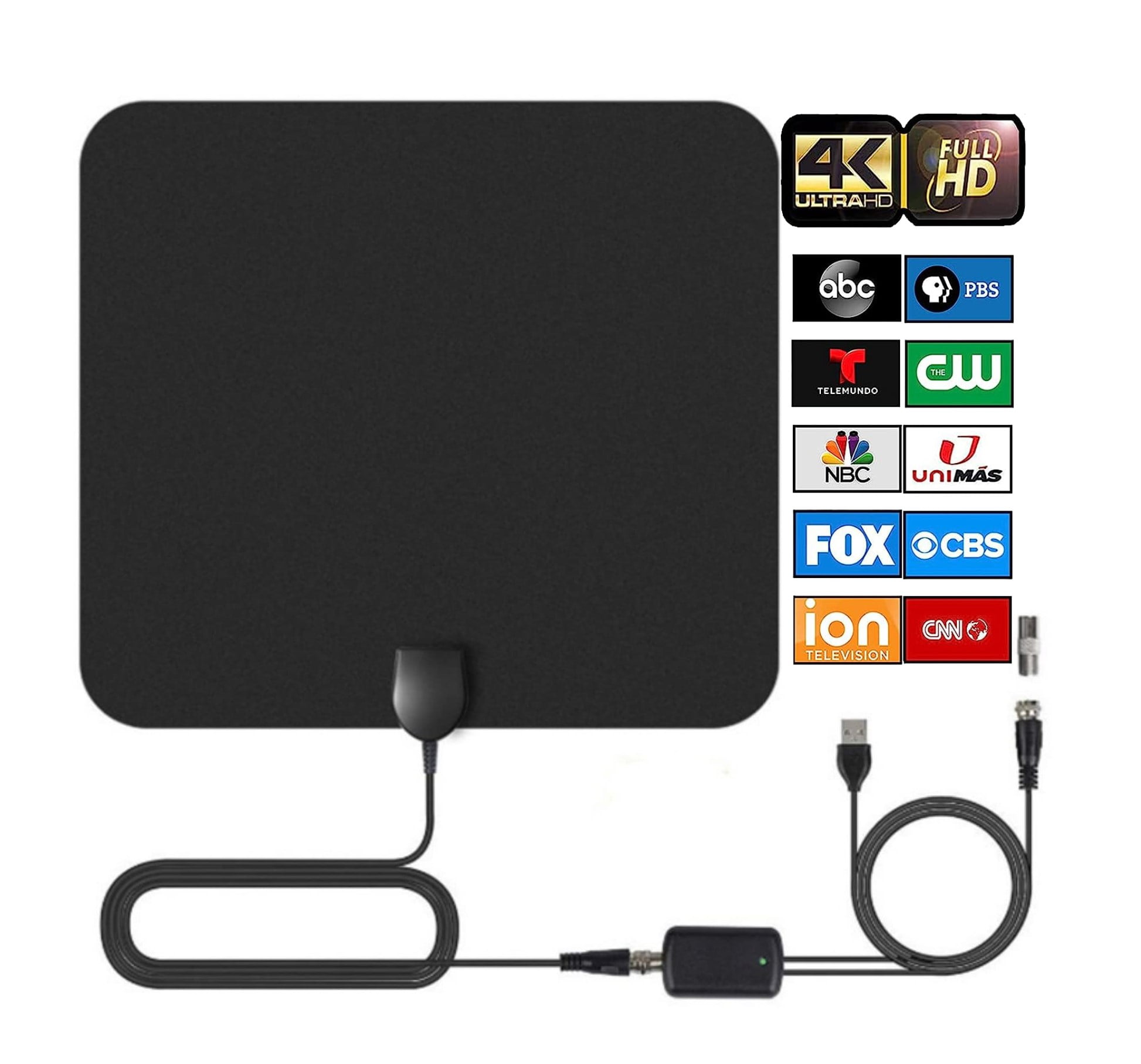 AUTERCO 2024 Digital HD TV Antenna 50 Miles Range Indoor TV Antennas
