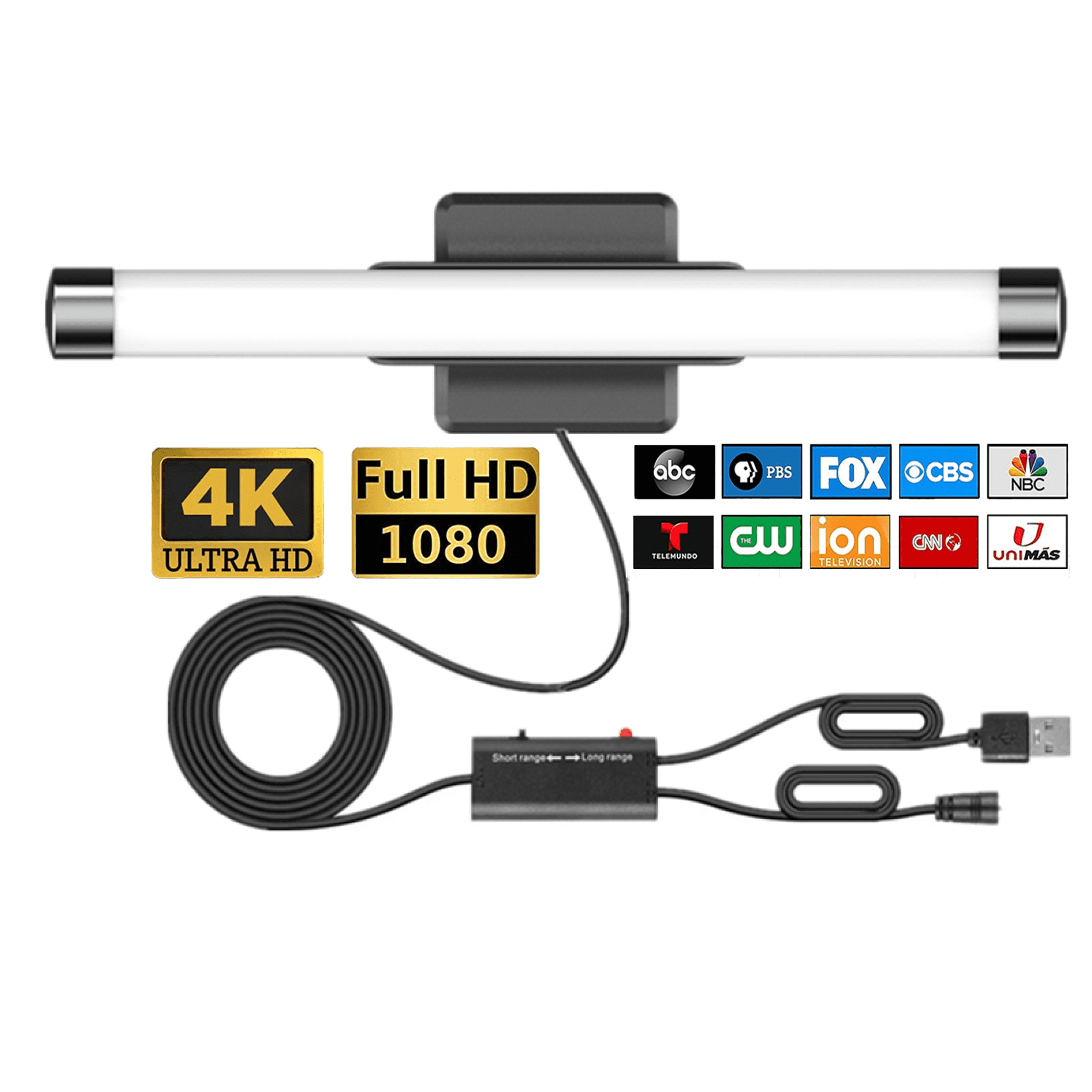 AUTERCO 2024 Newest Digital TV Antenna for Smart TV, Indoor Fire Stick