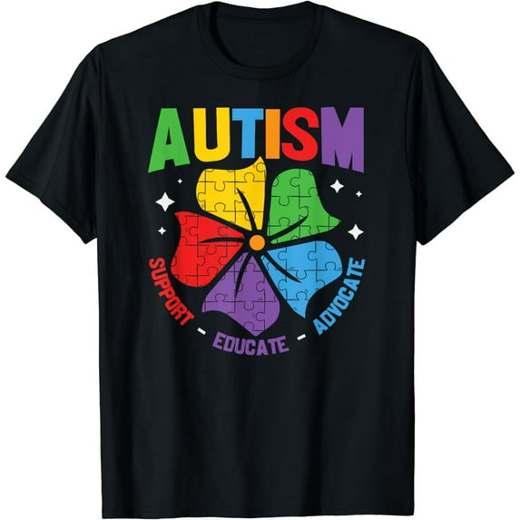 AUTISM AWARENESS Support Autism Kids for Mom Dad T-Shirt