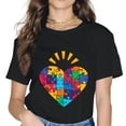 thumbnail image 1 of AUTISM Awareness Heart Puzzle, Autism is My Superpower T-Shirt, 1 of 4