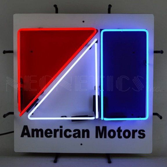 AUTO CHRYSLER- AMC AMERICAN MOTORS NEON SIGN 5AMCBK