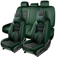 AUTO Car 5 Seat Covers Premium Waterproof Faux Leather Cushion