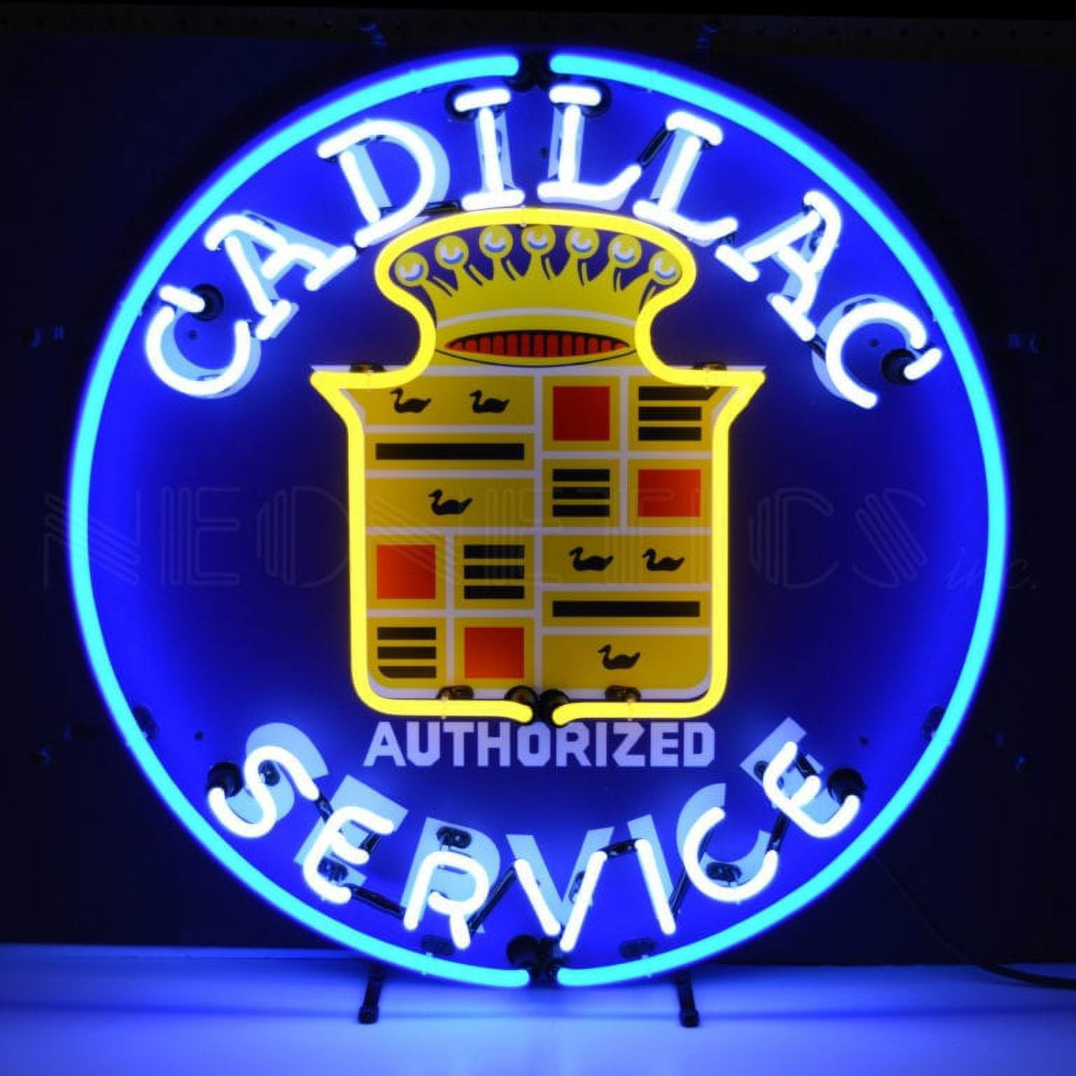 AUTO – GM – CADILLAC SERVICE NEON SIGN – 5CADSR
