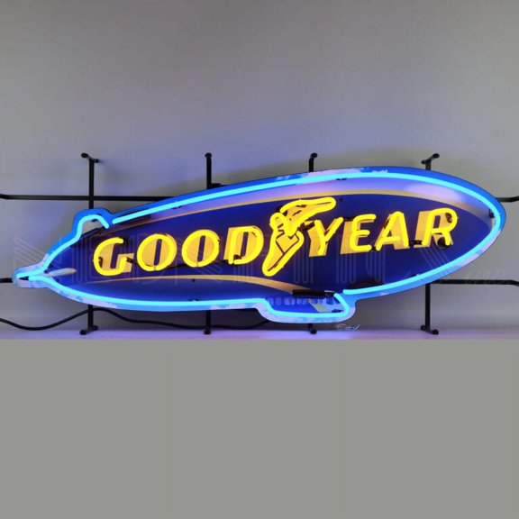AUTO GOODYEAR BLIMP NEON SIGN 5GYBMP