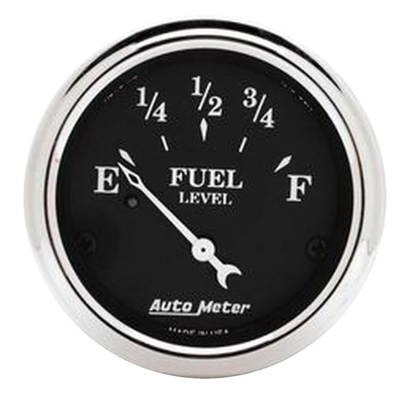 AUTO METER 1717 Old TYME Black Fuel Level Gauge