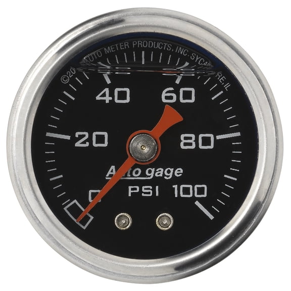 AUTO METER 2174 PRESSURE GAUGE, 0-100 PSI, SPORT-COMP