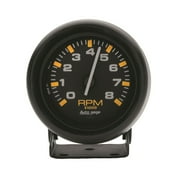 AUTO METER 2305 2 - 3 / 4IN TACH ، 8000 دورة في الدقيقة ، MINI ، أسود