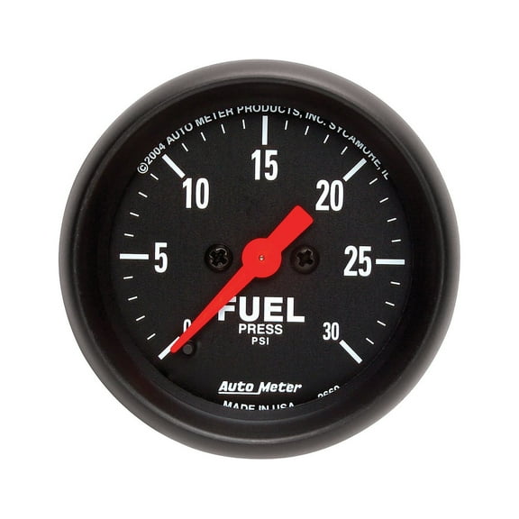 AUTO METER 2660 2IN FUEL PRESS, 0-30 PSI, FSE
