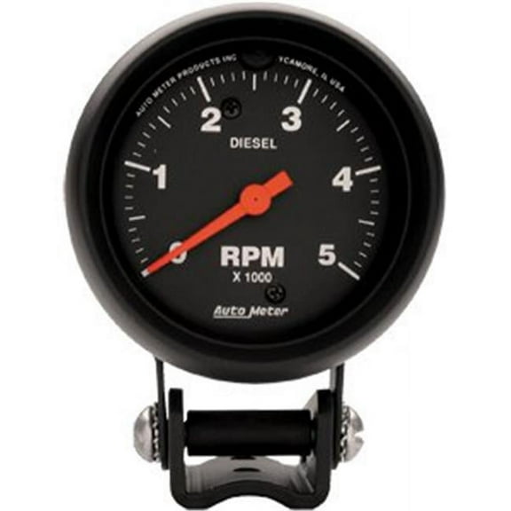 AUTO METER 2888 Black Diesel Tachometer 5000 Rpm
