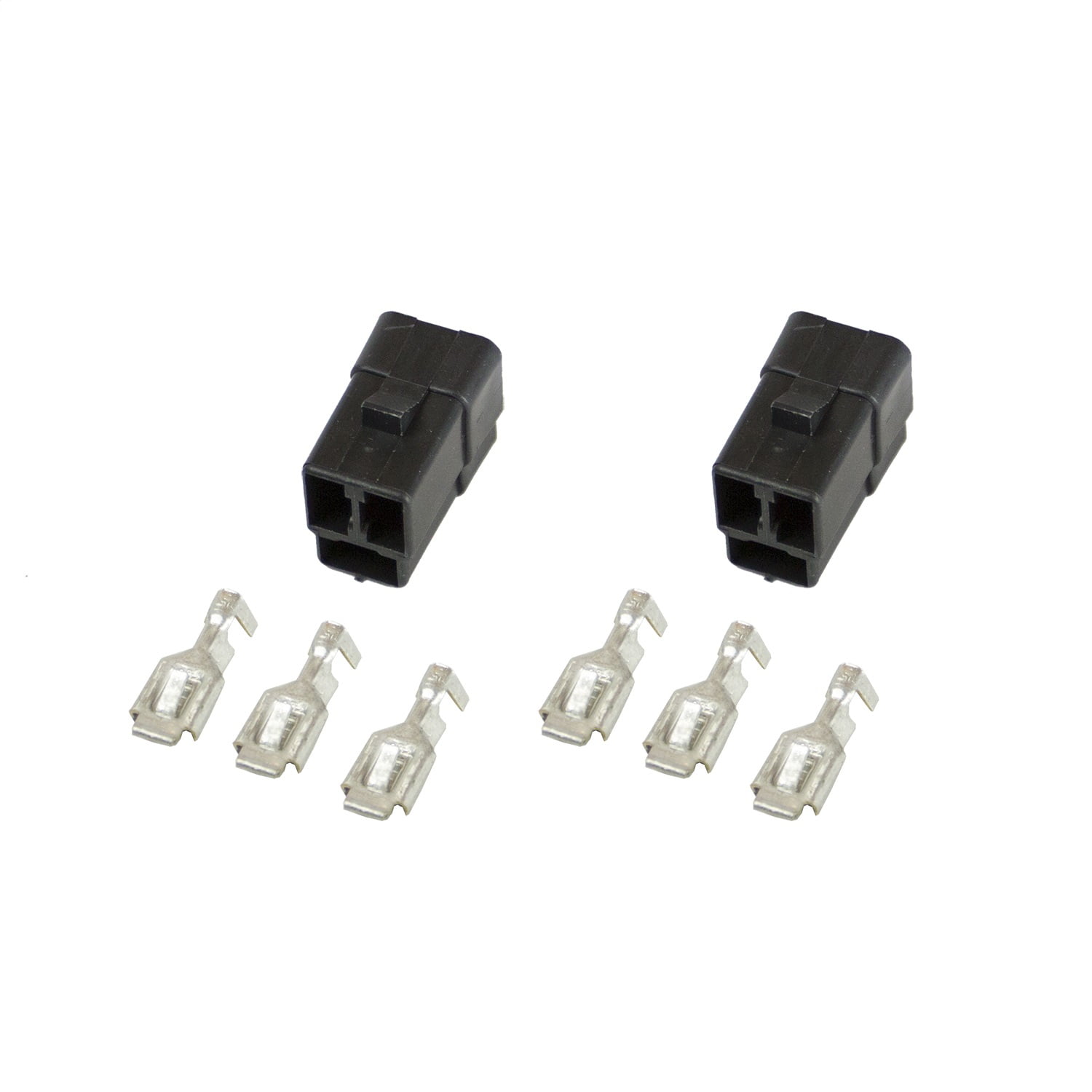 AUTO METER 3298 CONNECTOR, WIRING, 3 TERMINAL, FOR ELEC. (SHORT SWEEP) GAUGES, QTY. 2