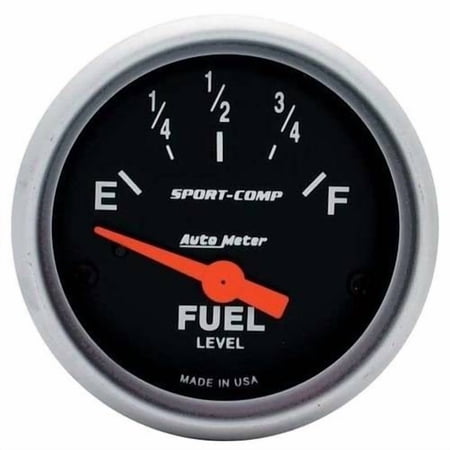 AUTO METER 3317 2IN FUEL LEVEL, 0 E/30 F, SSE, SPORT-COMP
