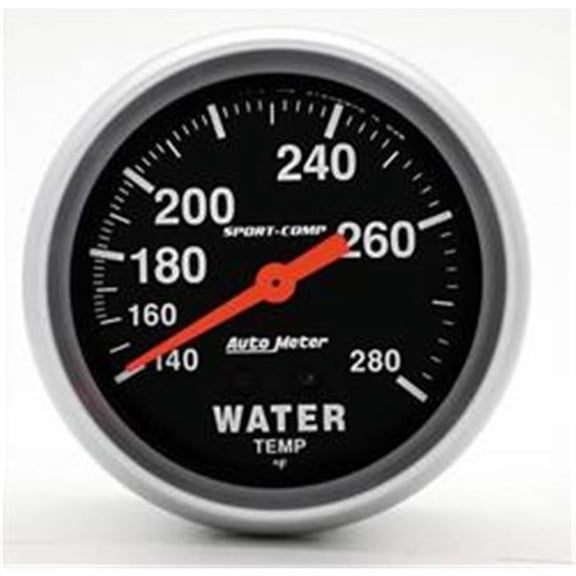 AUTO METER 3431 Sport-Comp Water Temperature 140-280 Degrees F