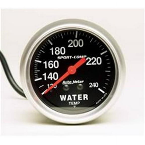 AUTO METER 3432 Sport-Comp Water Temperature 120-240 Degrees F