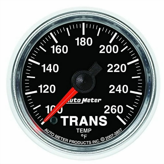 AUTO METER 3857 2-1/16IN TRANS TEMP, 100- 260F, FSE, GS