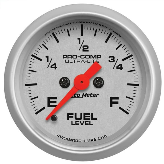 AUTO METER 4310 2-1/16IN FUEL LEVEL, E-F, FSE, ULTRA-LITE