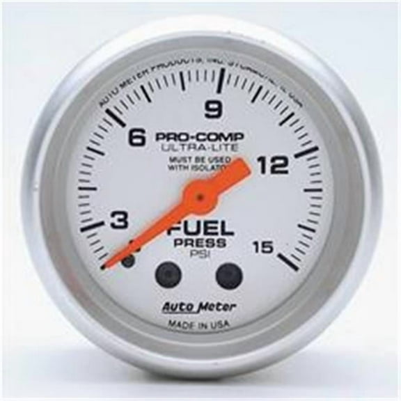 AUTO METER 4311 2.06 In. Mini Ultra-Lite Fuel Pressure