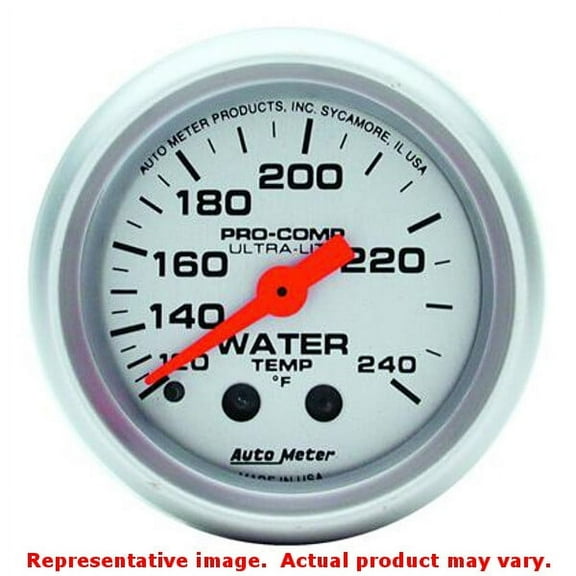 AUTO METER 4332 2IN WATER TEMP, 120-240F MECH, ULTRA-LITE