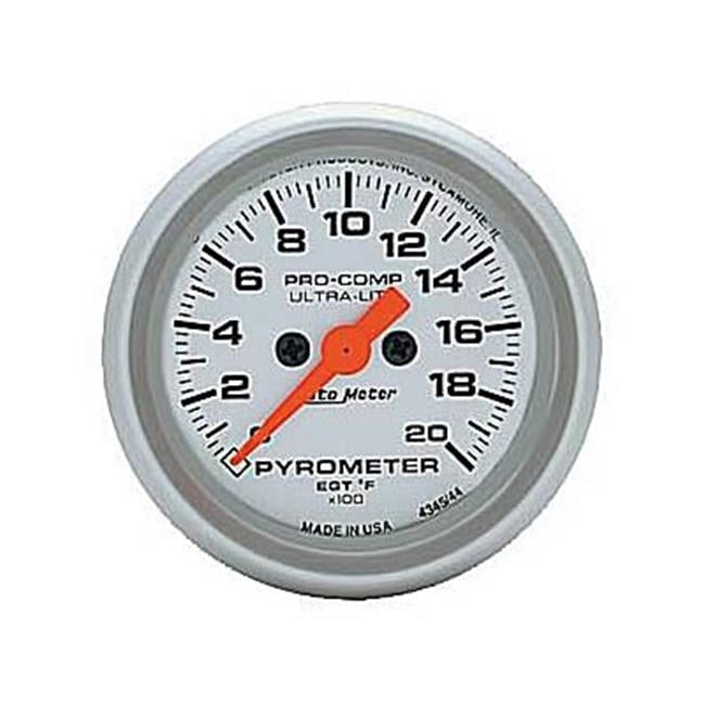 AUTO METER 4345 Ultra Lite 2000 Degree F Pyrometer Kit