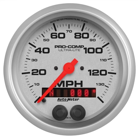 AUTO METER 4480 3-3/8IN GPS SPEEDOMETER, 140MPH, ULTRA-LITE